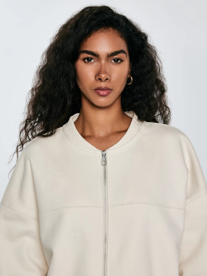 Bluza damska bomber kremowa Felicata 103