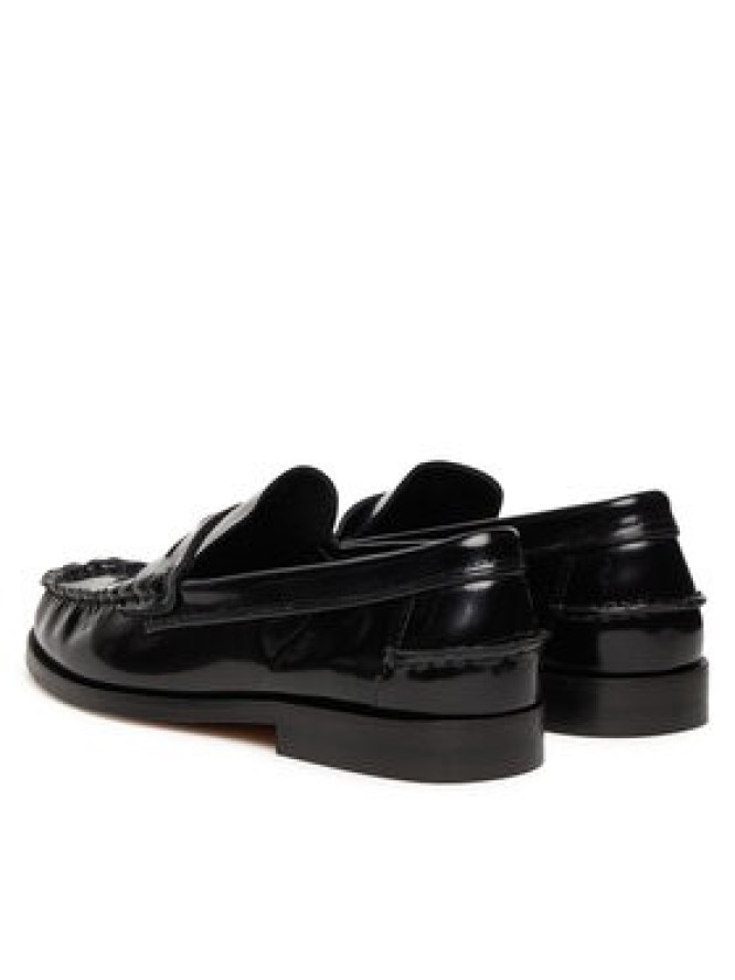 Tommy Hilfiger Mokasyny Hilfiger Penny Abrasivato FW0FW09257 Czarny