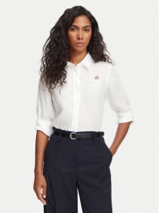 Beverly Hills Polo Club Koszula P-SS26W-SH0004 Biały Regular Fit
