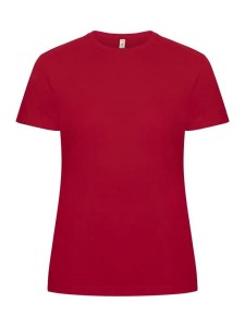 clique Classic OC-T Women koszulka z 100% bawełny organicznej czerwona – red