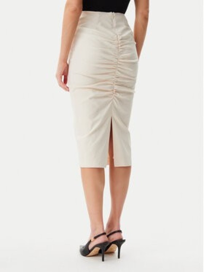 Guess Spódnica ołówkowa W5GD93 WGMR2 Beżowy Slim Fit