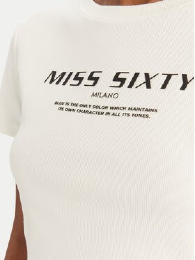 Miss Sixty T-Shirt 6L1SJ4300000 Biały Slim Fit