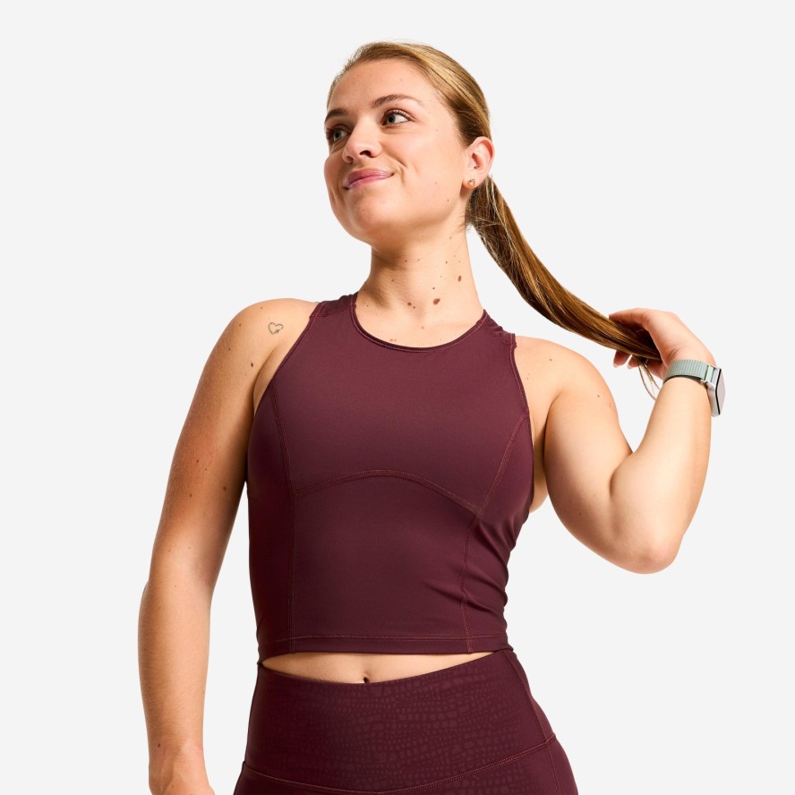 Koszulka fitness damska Domyos bez rękawów