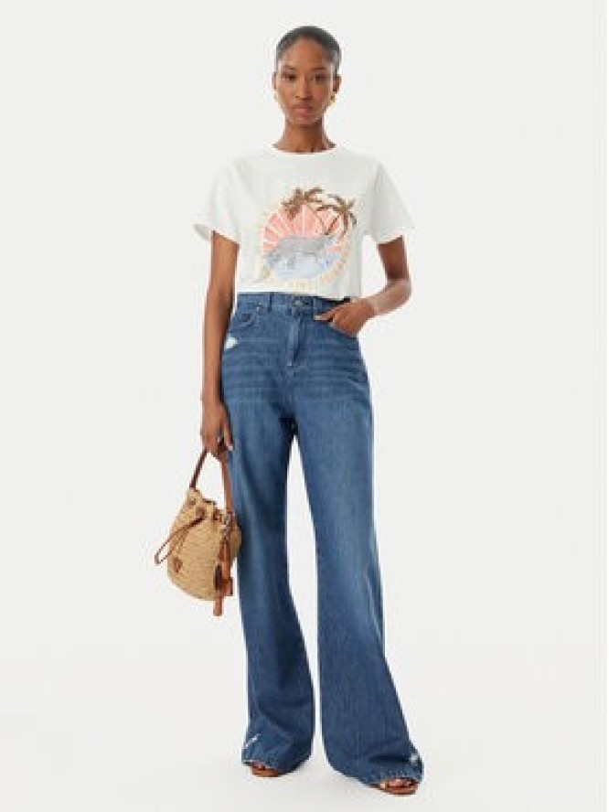 LOLA CASADEMUNT T-Shirt LS2615019 Biały Regular Fit