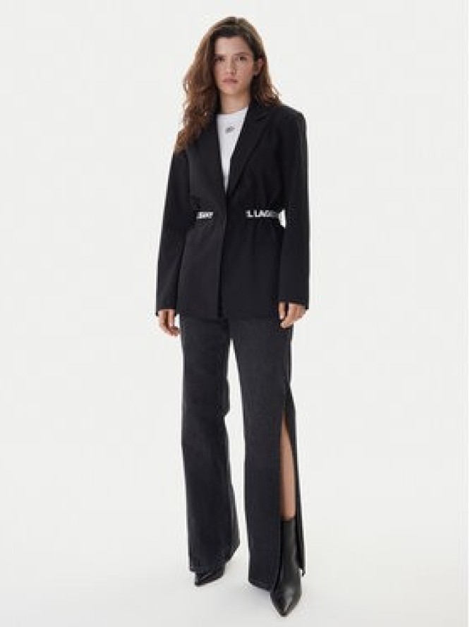 Karl Lagerfeld Jeans Marynarka B1W14024 Czarny Regular Fit