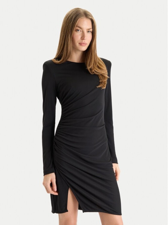 Gaudi Sukienka koktajlowa 521FD14009 Czarny Slim Fit