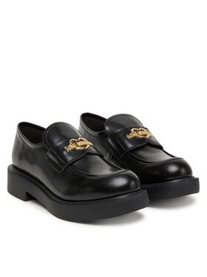 LOVE MOSCHINO Loafersy JA10404G1NJD000041 Czarny