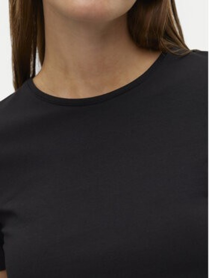 Vero Moda T-Shirt Lulu 10323755 Czarny Regular Fit
