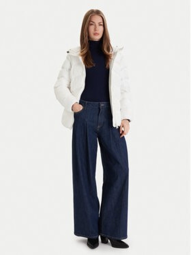 Geox Kurtka zimowa Anylla W4628P T3144 F1680 Biały Regular Fit