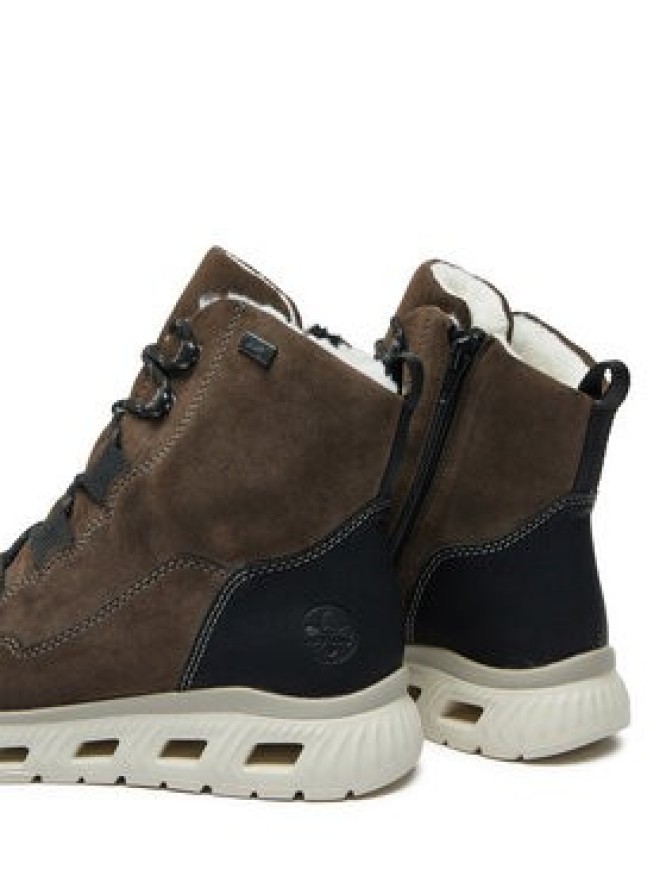 Rieker Trzewiki M6012-25 Brązowy