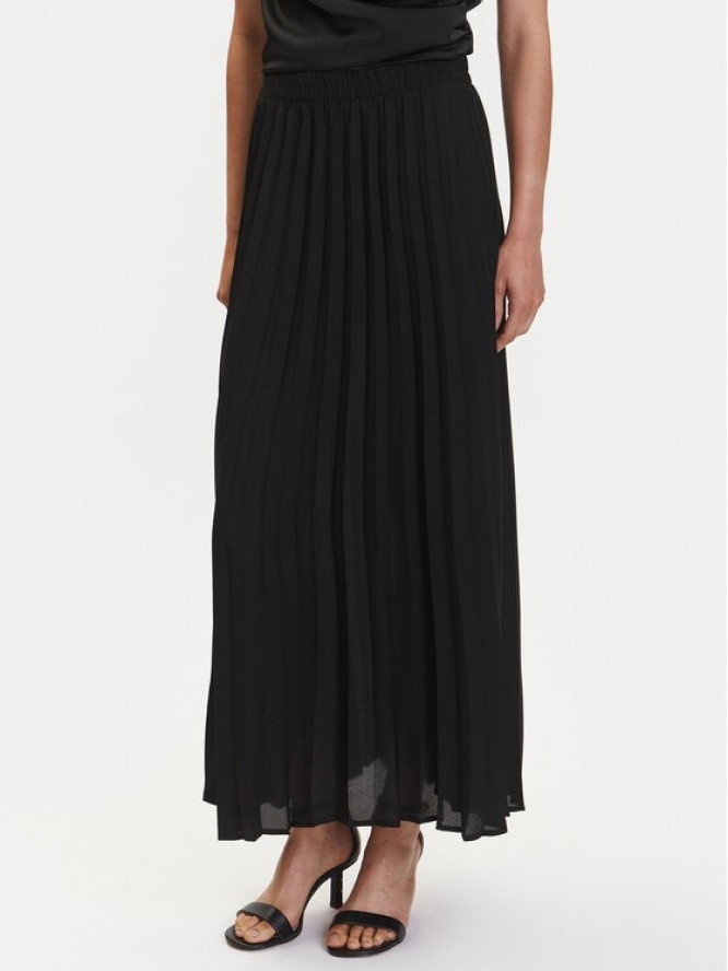 ONLY Spódnica plisowana Ronja 15328314 Czarny Regular Fit