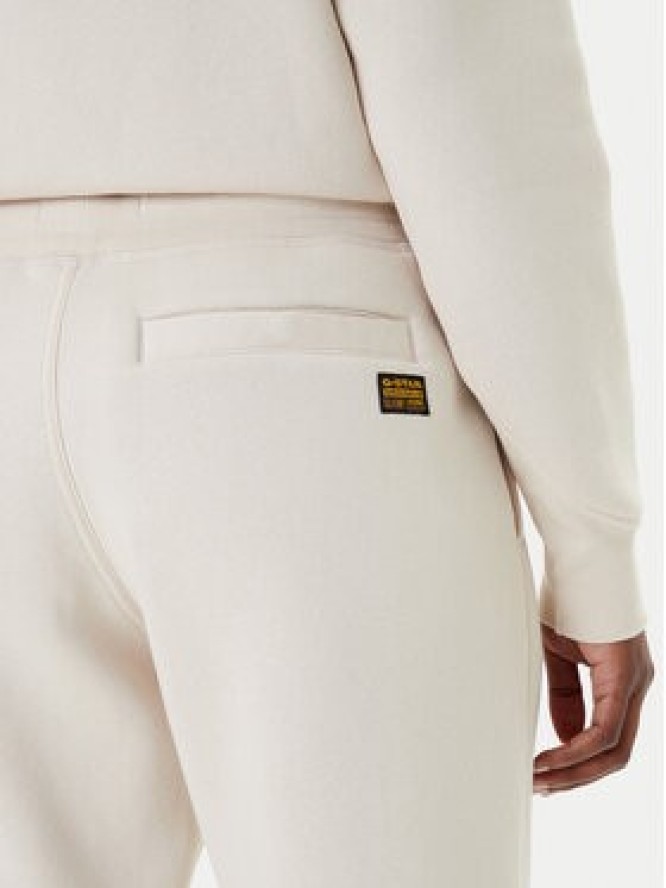 G-Star Raw Spodnie dresowe Premium Core 2.0 D21320-C235 Écru Tapered Fit