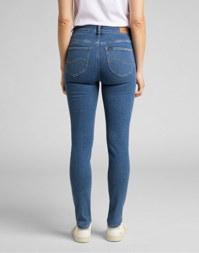 LEE SCARLETT HIGH DAMSKIE SPODNIE JEANSOWE JEANSY MID MADISON L626QDDM 112140398