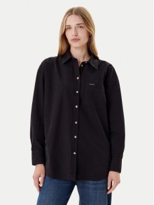 Guess Jeans Koszula W4YH22 WGCF1 Czarny Relaxed Fit