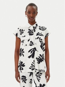 Marella Koszula Addotto 2513111142200 Biały Regular Fit