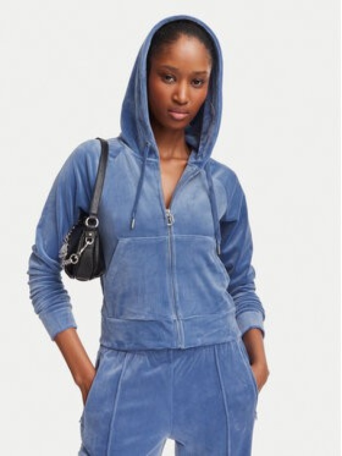 Juicy Couture Bluza Madison JCWAS225306 Niebieski Slim Fit