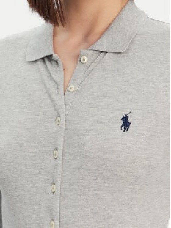 Polo Ralph Lauren Koszula 211941176001 Szary Slim Fit