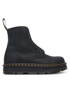 Dr. Martens Botki Zebzag Laceless Black Wyoming DM42653001 Czarny