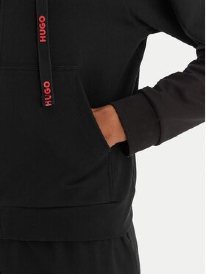 HUGO Bluza 50556350 Czarny Regular Fit
