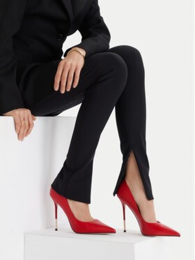 Eva Minge Czółenka THYME-LT934-35 Czerwony