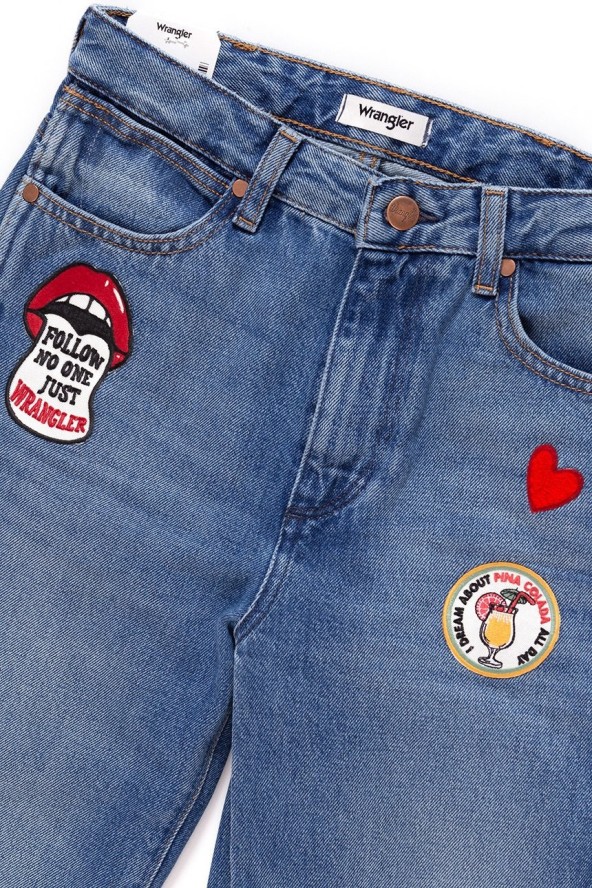 WRANGLER RETRO STRAIGHT BURNING GIRL W238GF11X 112127870