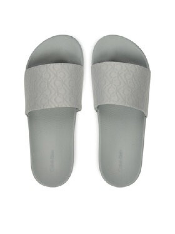 Calvin Klein Klapki Pool Slide - Jacq HW0HW02420 Szary