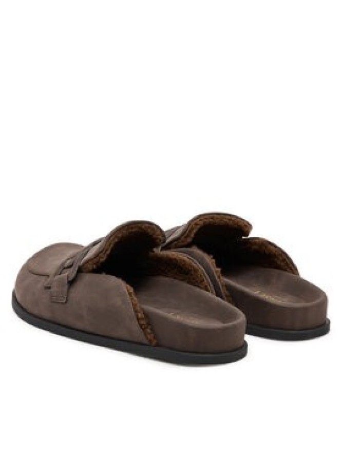 TWINSET Klapki 252TCP210 00203 Brązowy