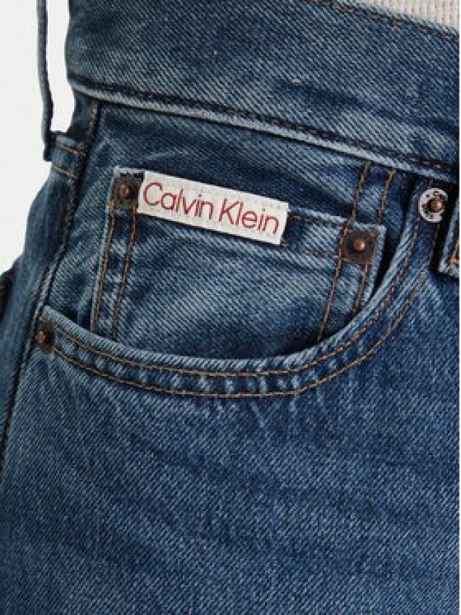 Calvin Klein Jeans Jeansy LV047F685G Niebieski Barrel Fit
