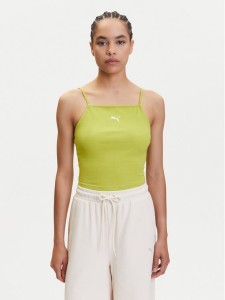 Puma Top Ess 629771 Zielony Slim Fit