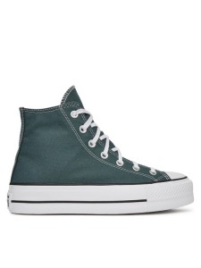 Converse Trampki Chuck Taylor All Star Lift Platform A12596C Zielony
