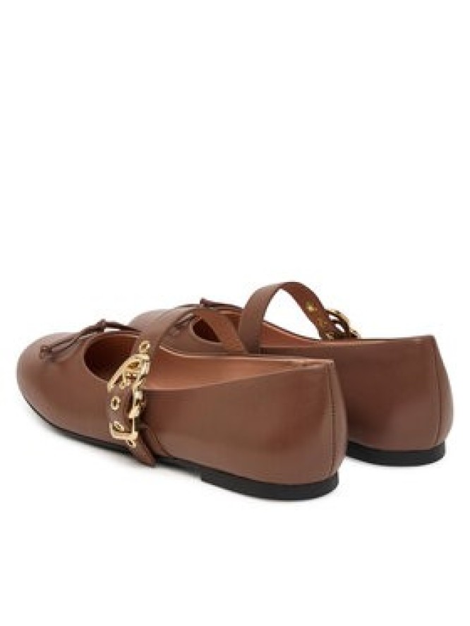 LOVE MOSCHINO Baleriny JA11091G1PIE0302 Brązowy
