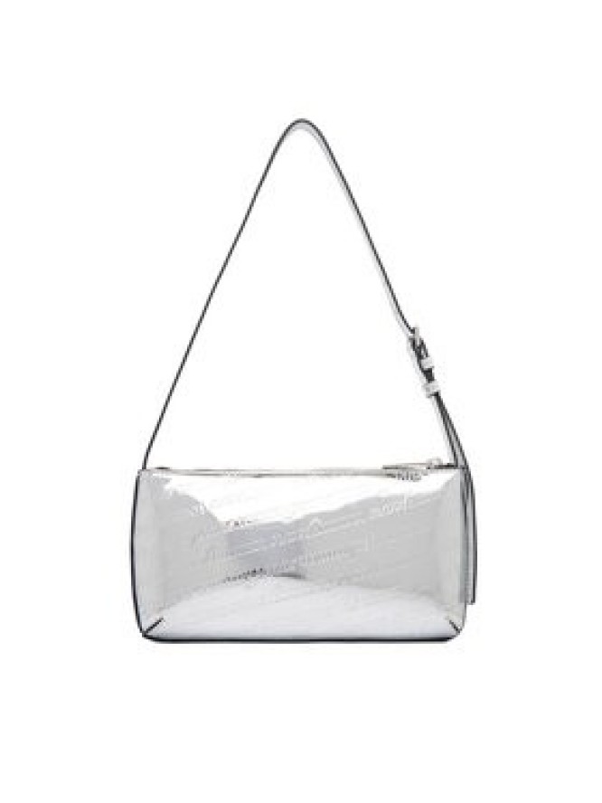 Tommy Jeans Torebka Tjw Must Metallic Shoulder Bag AW0AW18009 Srebrny