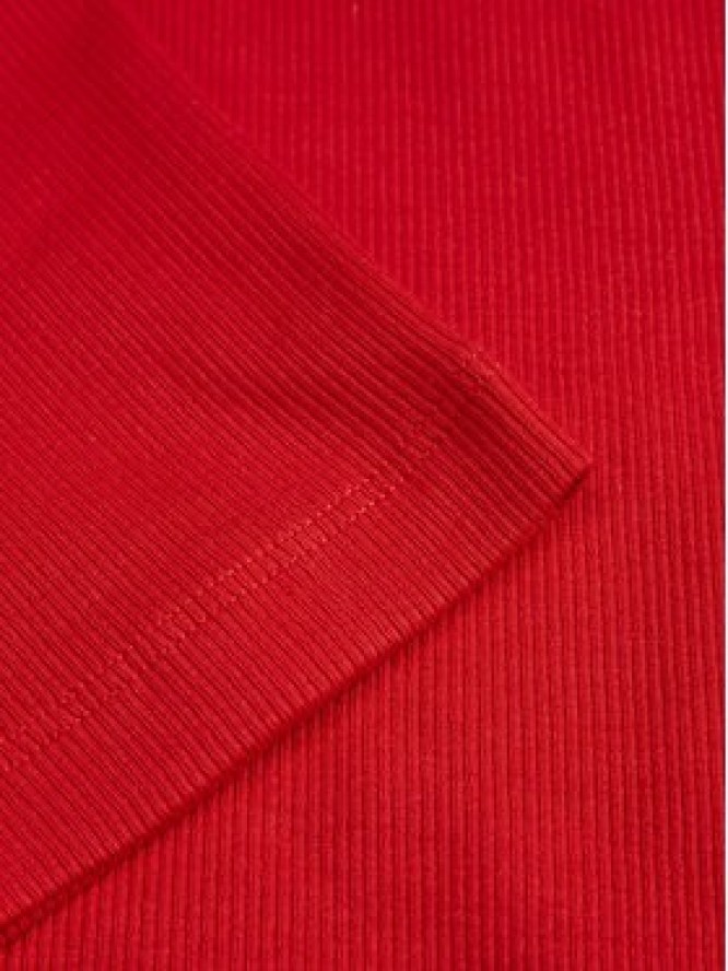 JJXX T-Shirt Florie 12217164 Czerwony Slim Fit