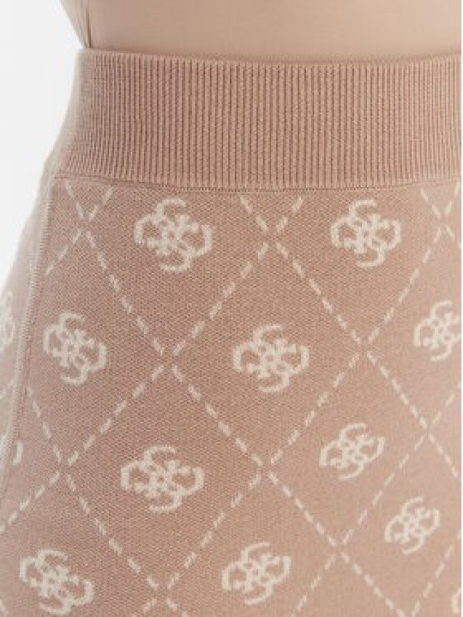 Guess Spódnica ołówkowa W4BD0S Z3JD2 Beżowy Regular Fit