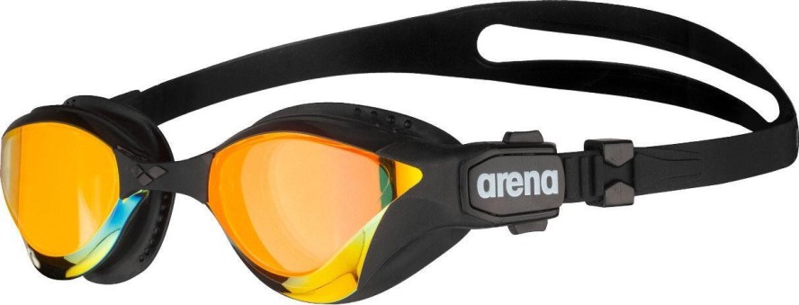 Arena Zwembril Cobra Tri Swipe Mirror Geel/Zwart