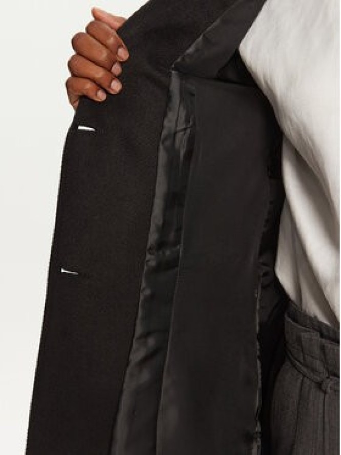 Maryley Płaszcz przejściowy 24IB808/14NE Czarny Regular Fit