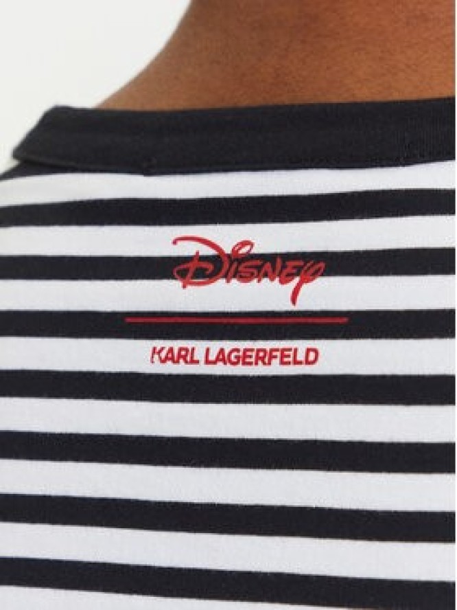 KARL LAGERFELD Bluzka A3W17091 Czarny Regular Fit