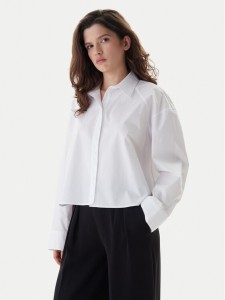 Calvin Klein Jeans Koszula LV047C141G Biały Boxy Fit