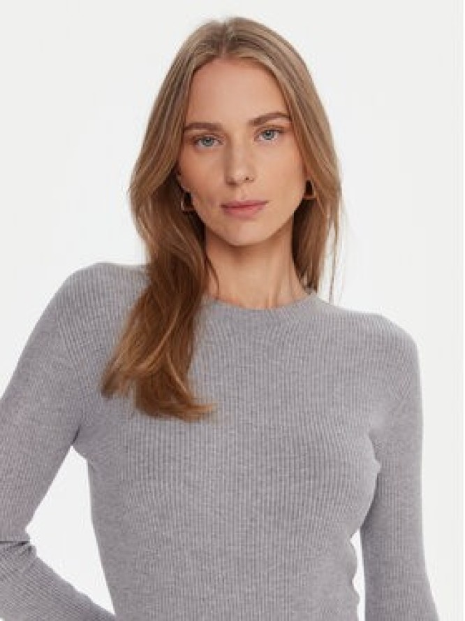 Kontatto Sweter 3M0809C Szary Slim Fit