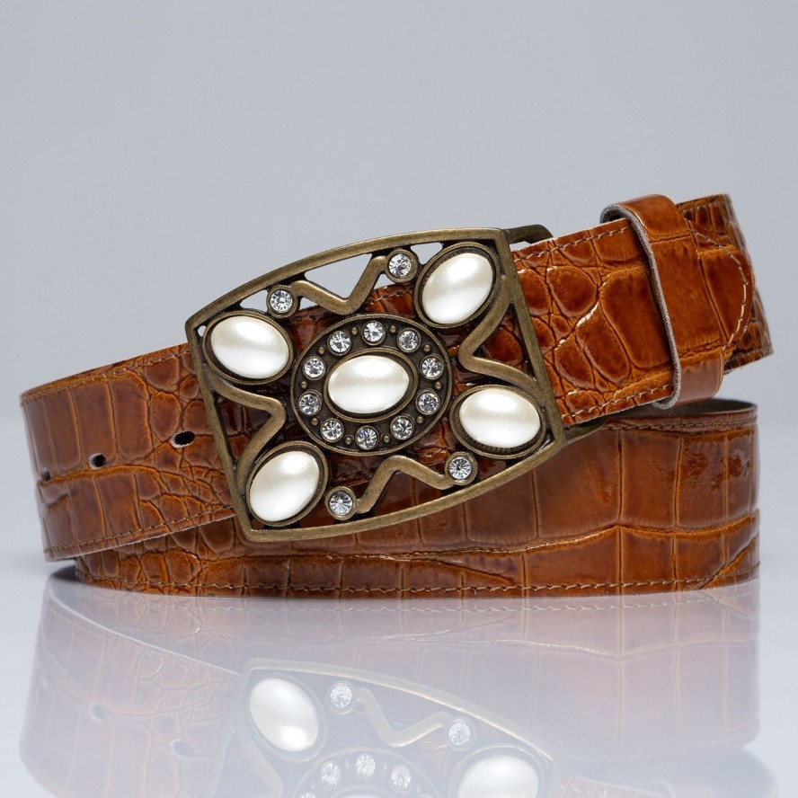 DAMSKI PASEK VANZETTI PASEK SKÓRZANY SOPO-VAN902 645 40mm Ledergürtel Q. 6186(6250)