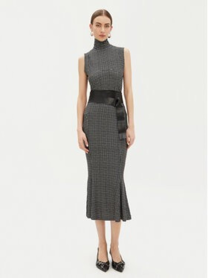 NORMA KAMALI Sukienka codzienna KK3243PLA63665 Szary Slim Fit