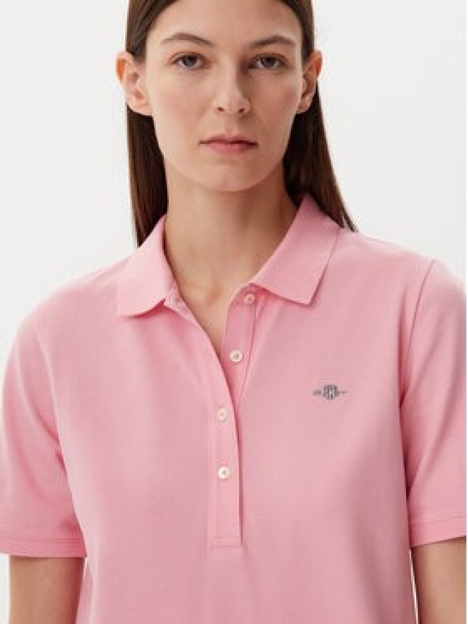 Gant Sukienka codzienna Shield 4201529 Różowy Regular Fit