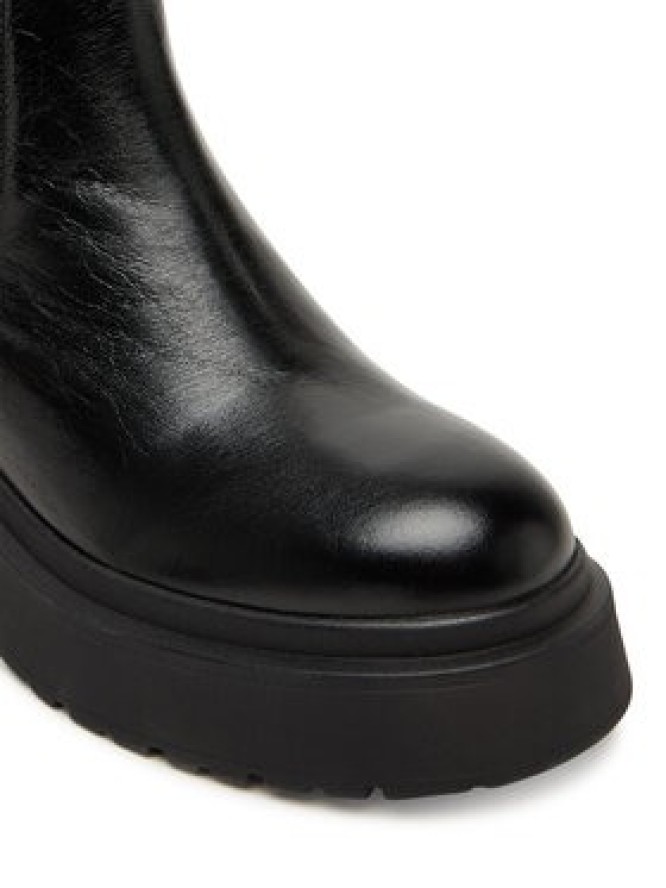 Tommy Jeans Sztyblety Tjw Chunky Shiny EN0EN02888 Czarny