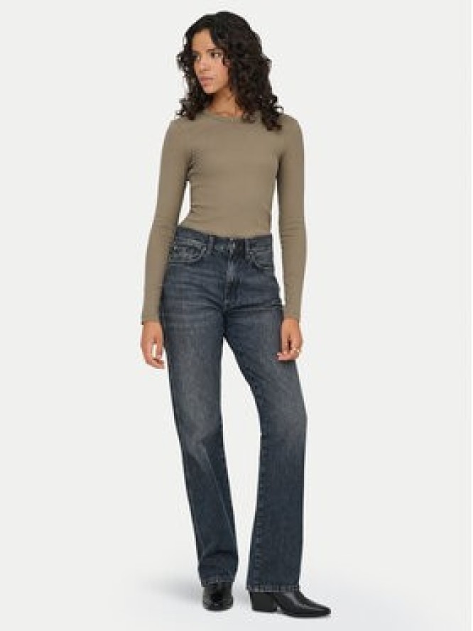 ONLY Bluzka Val 15371305 Brązowy Regular Fit