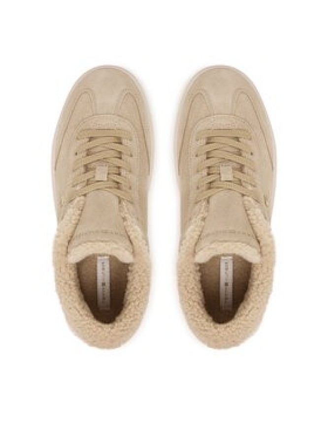 Tommy Hilfiger Sneakersy Th Chic Cupsole Wl FW0FW09597 Beżowy jasny