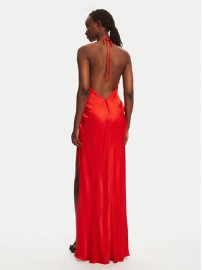 Bardot Sukienka wieczorowa YVE Halter 59315DB Czerwony Slim Fit