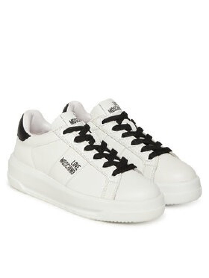LOVE MOSCHINO Sneakersy JA15315G0NIA110A Biały