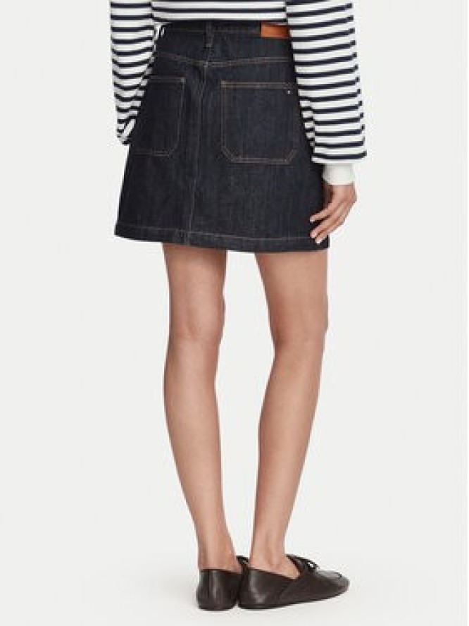 Tommy Hilfiger Spódnica jeansowa WW0WW50008 Granatowy Regular Fit