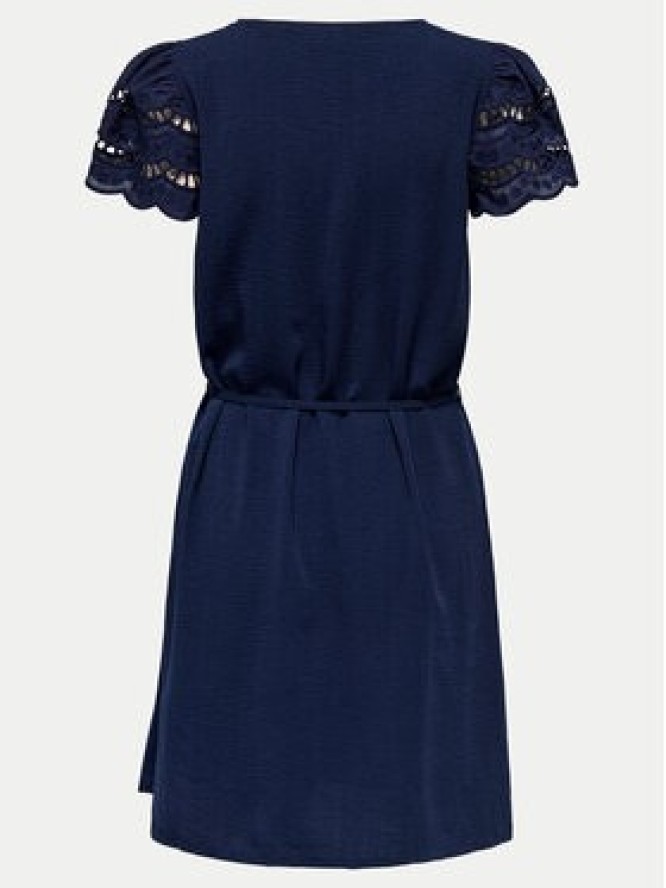 JDY Sukienka letnia Hannah 15341302 Granatowy Regular Fit