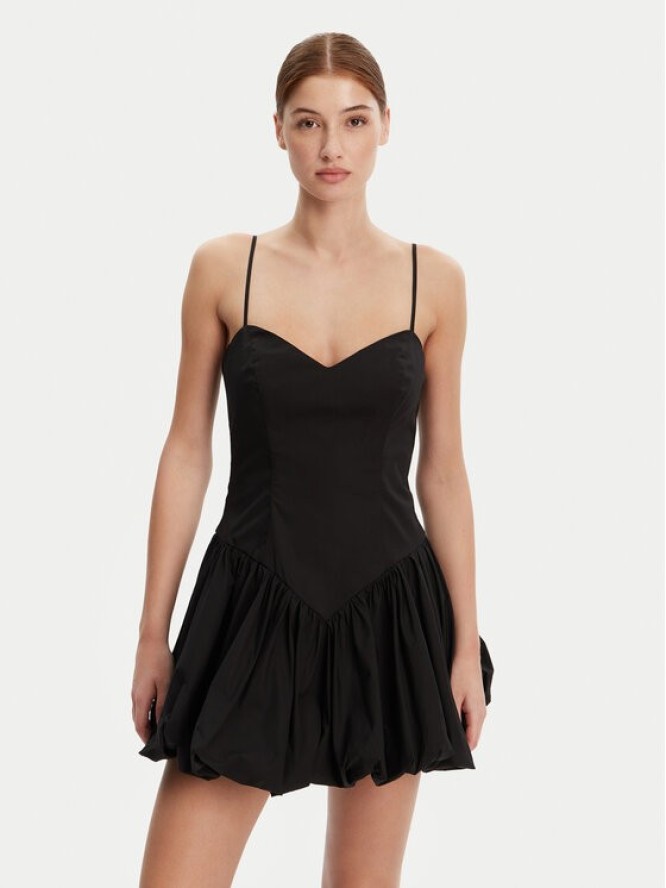 Bardot Sukienka koktajlowa 59794DB Czarny Slim Fit